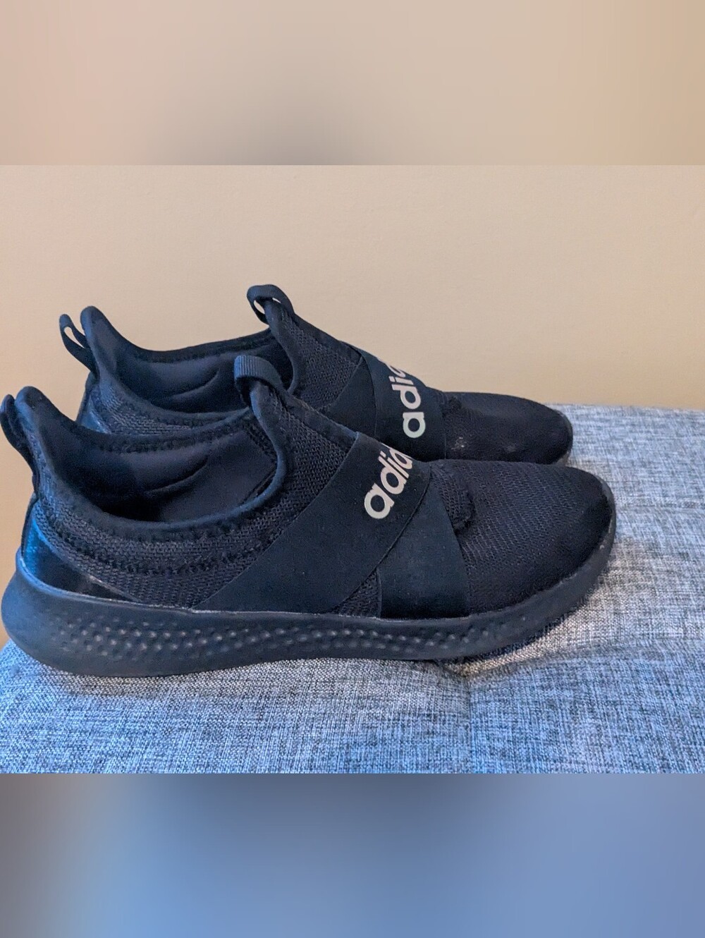 Black Adidas CloudFoam Sneakers